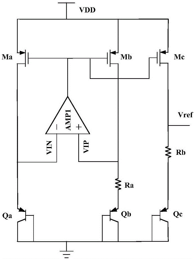 Sectional multi-order compensation high-precision voltage and current reference circuit