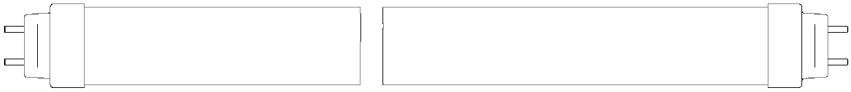 Energy-saving design method of intelligent energy-saving straight tube plant lamp