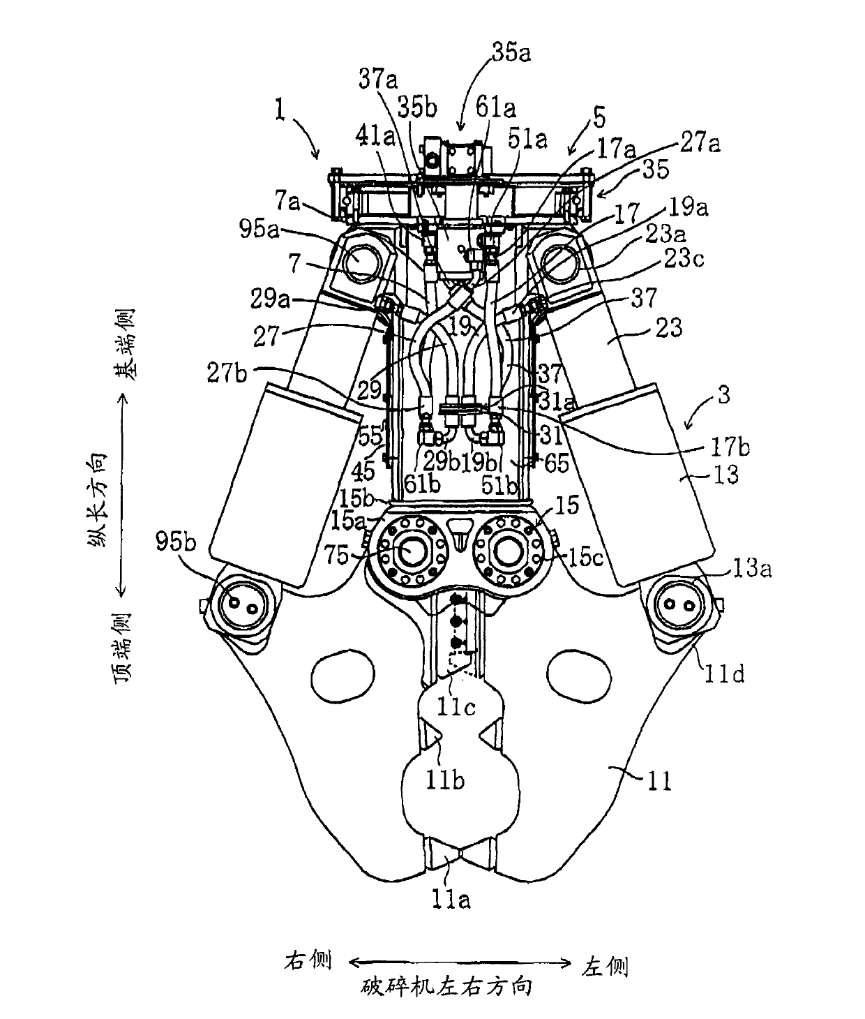 Hydraulic crusher