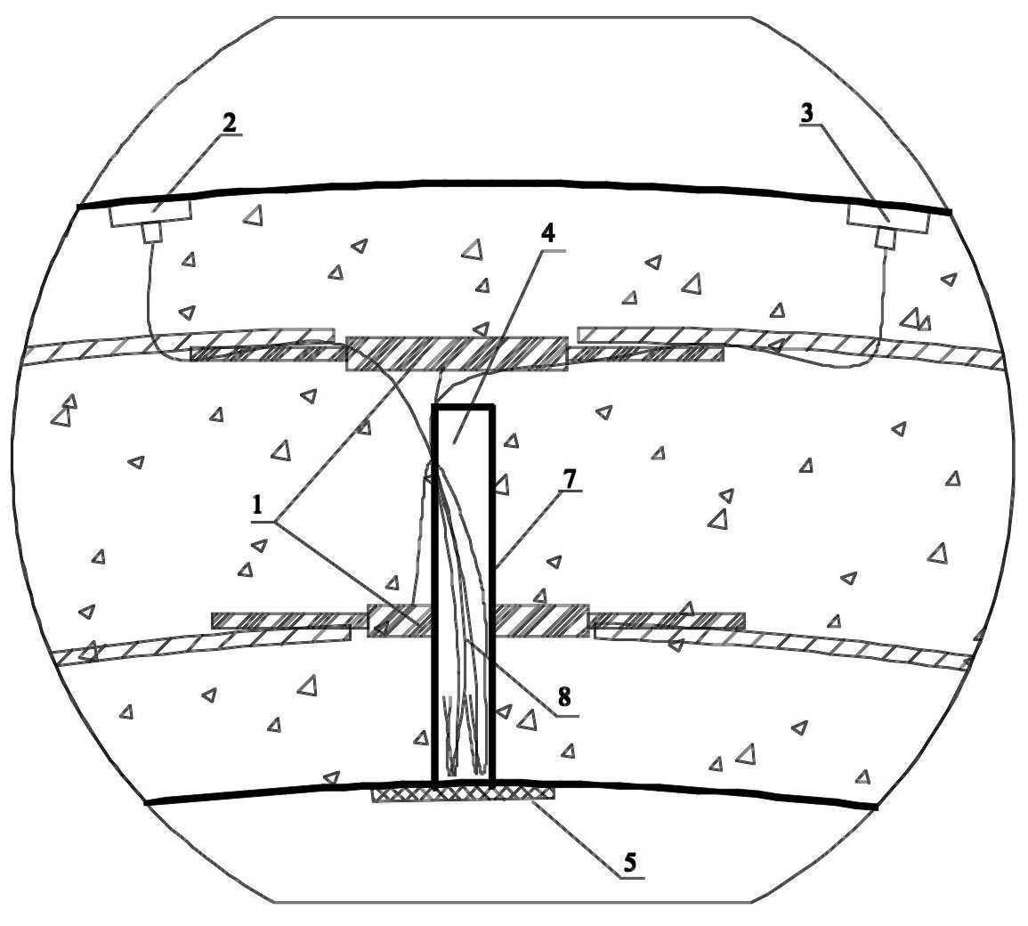 Waterproofing method for stress monitoring cable joints for reinforced concrete segments