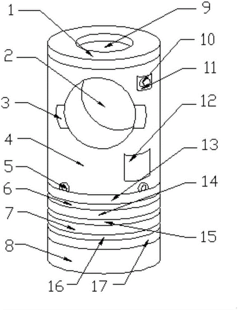 Anti-abrasion piston enchased ring