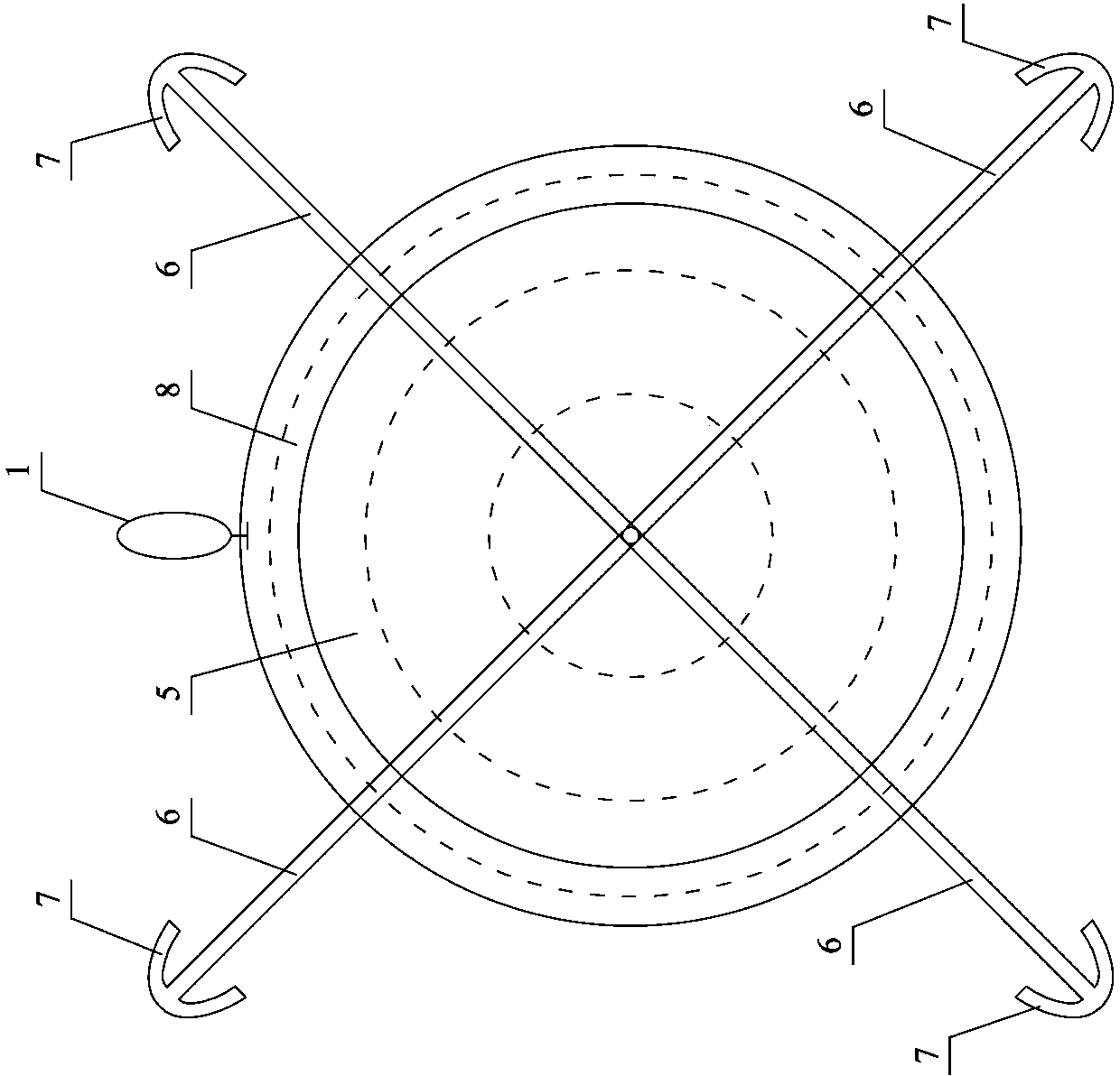 Foreign object treatment tool for transmission line