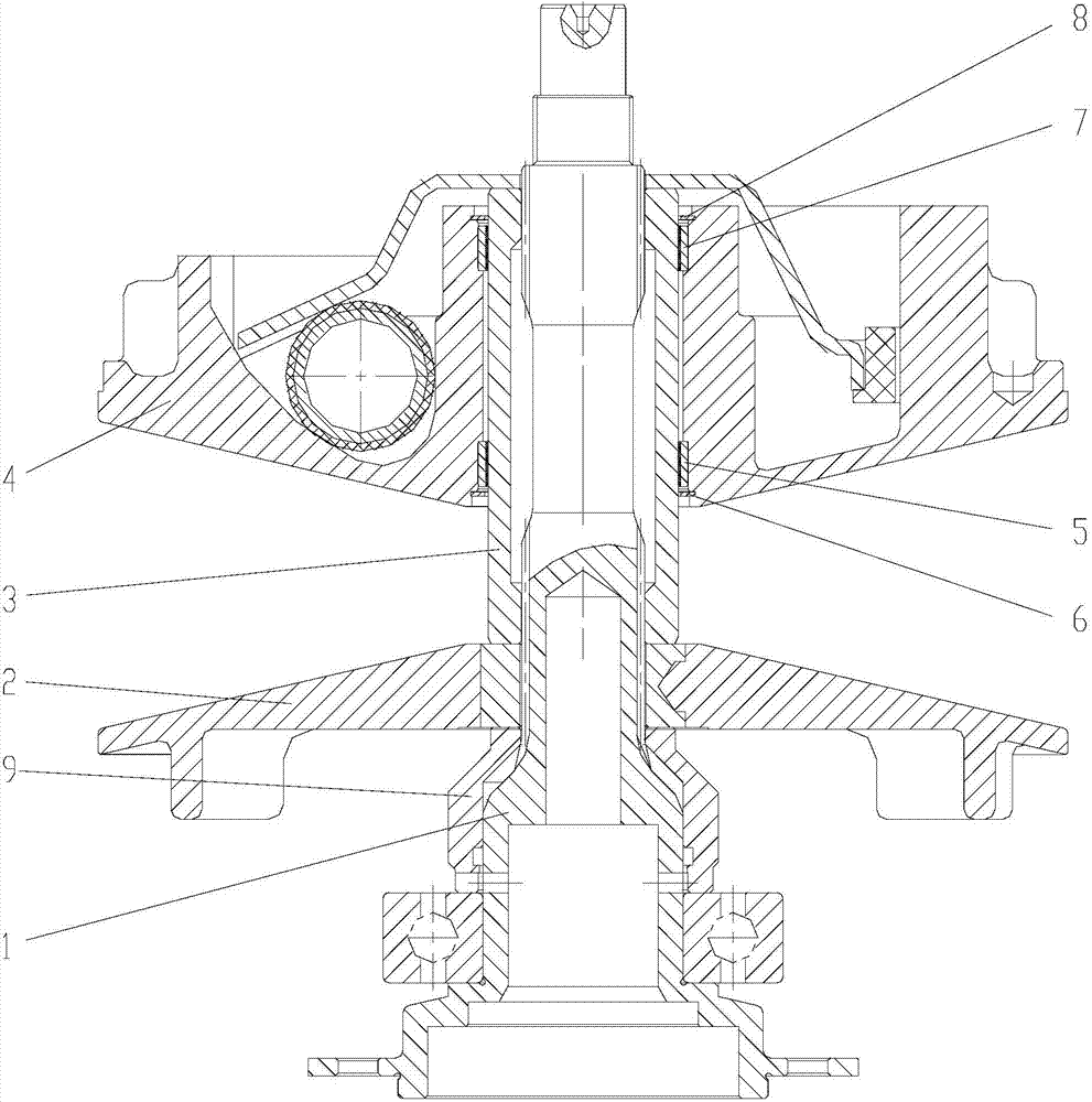 Centering multidirectional movement structure of motorcycle stepless speed changing clutch