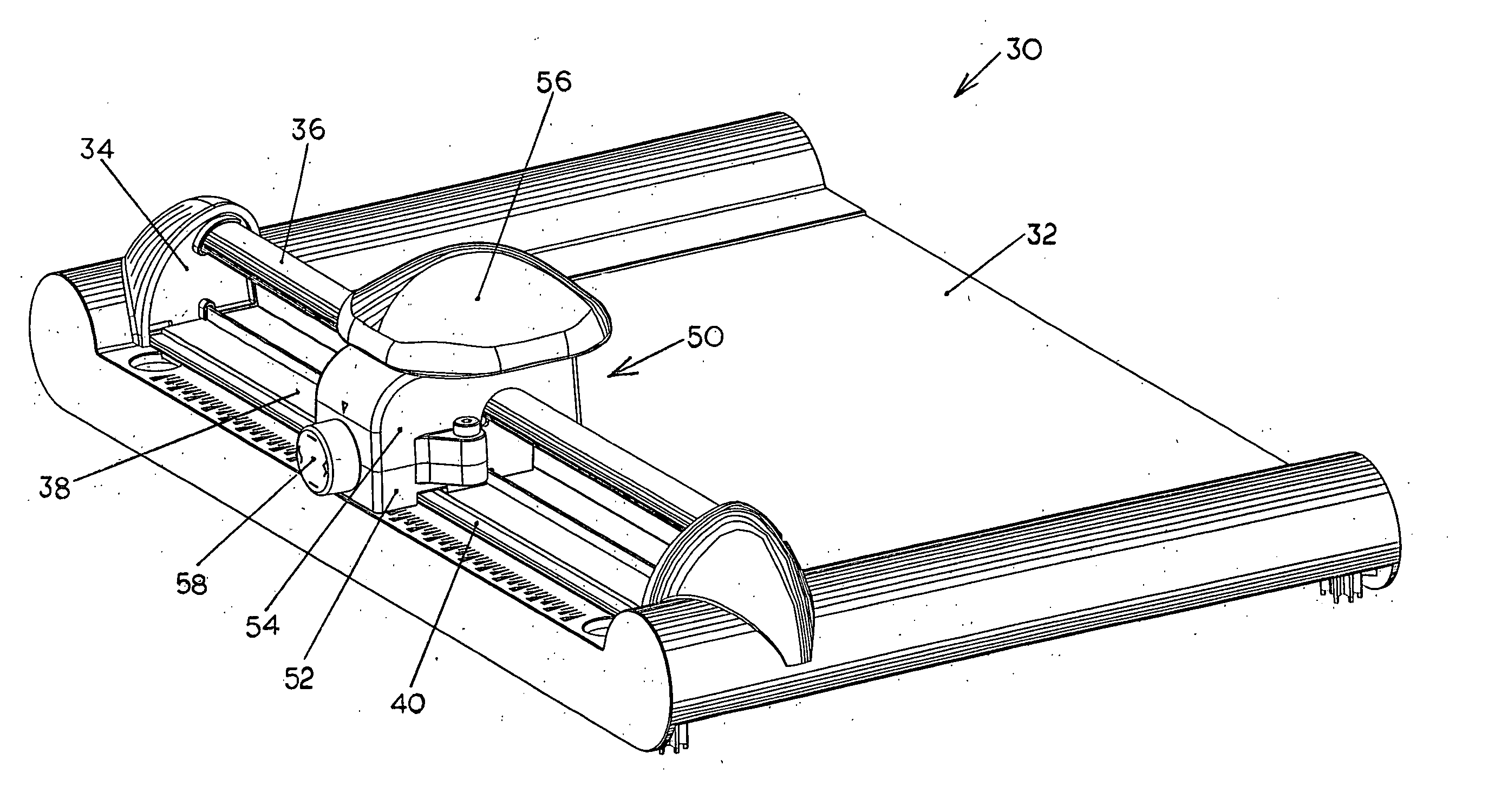 Rotary trimmer with switchable blades