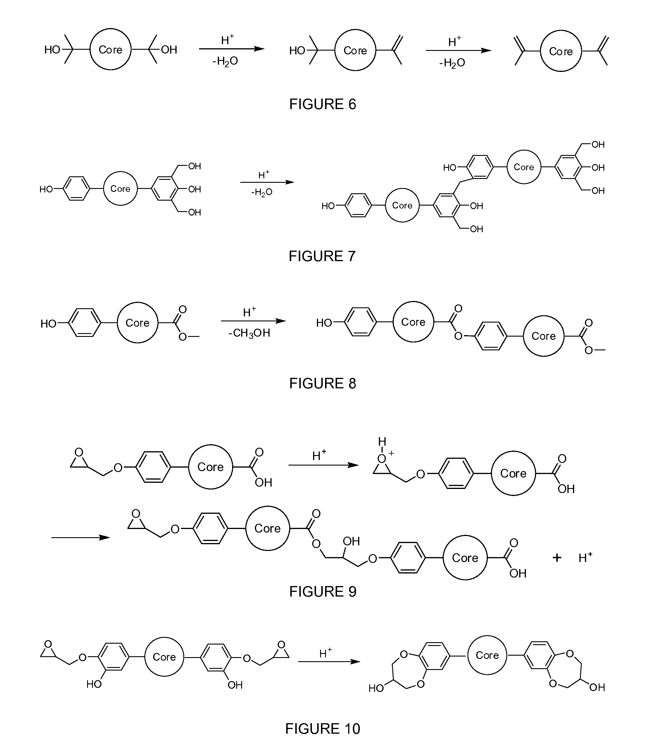 Negative tone molecular glass resists and methods of making and using same