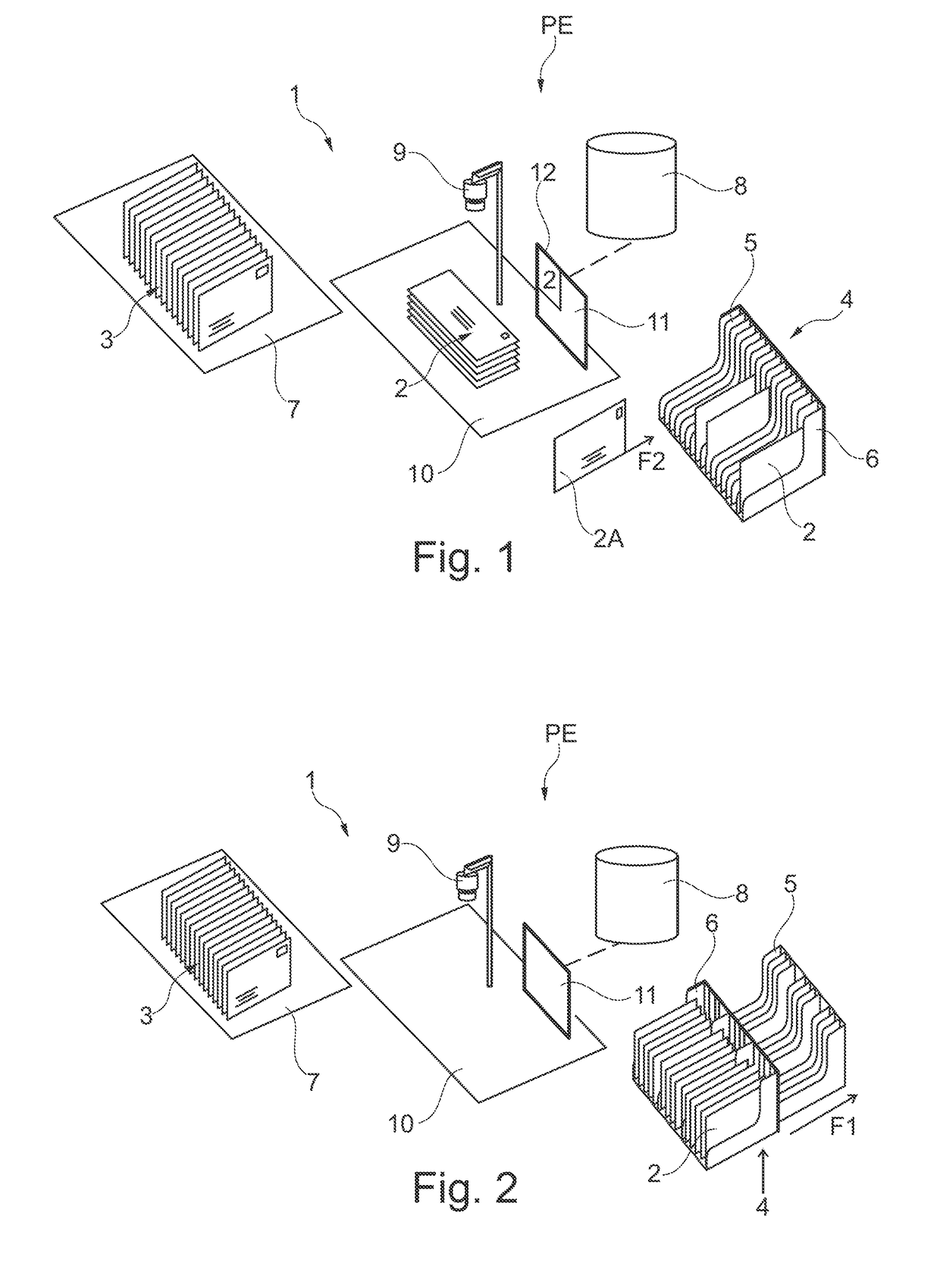 A method of merging postal articles with already-sorted mailpieces on a table