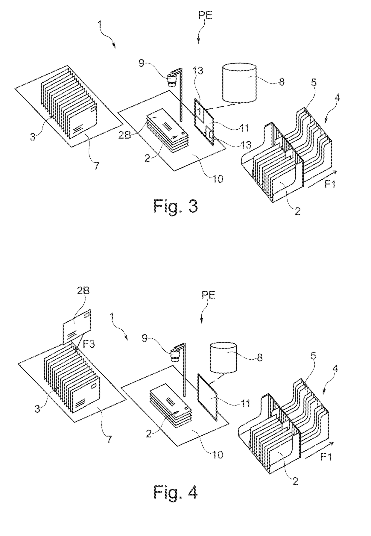 A method of merging postal articles with already-sorted mailpieces on a table