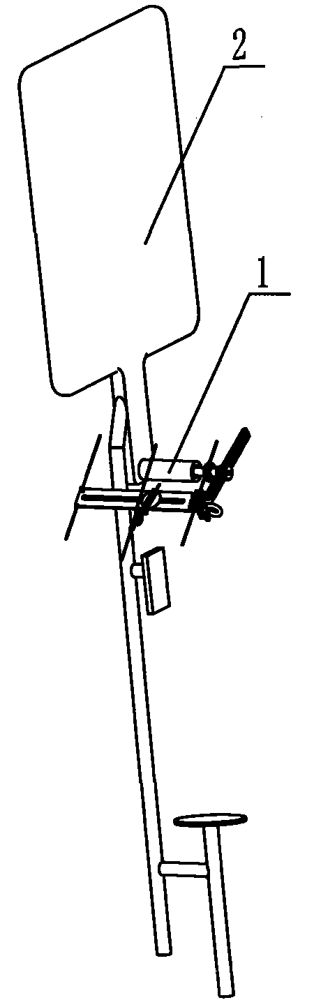 In vitro aiming device for minimally invasive screw internal fixation of femoral neck fracture