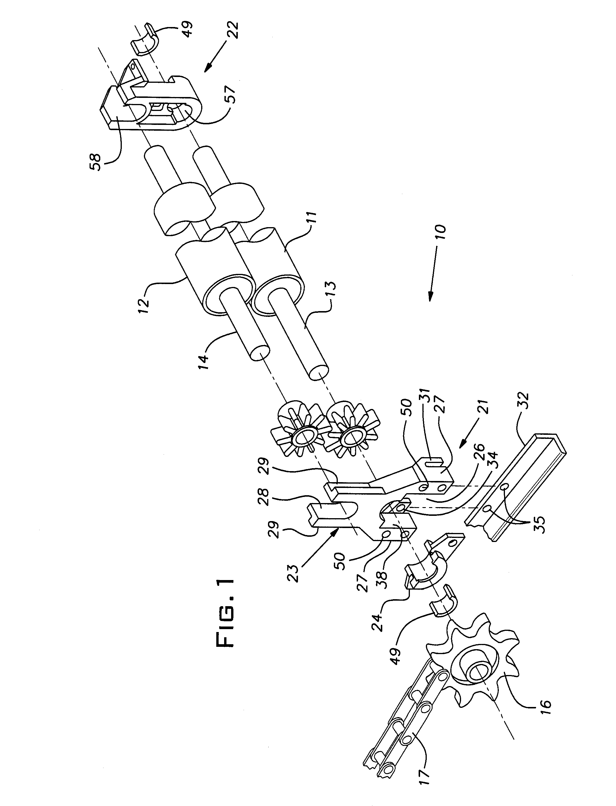 Bearing arrangement for veneer dryer