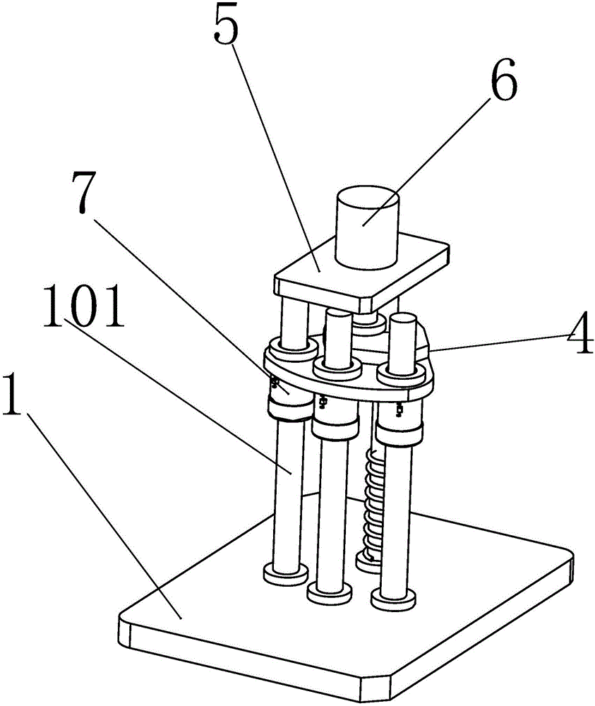 Weight loading type sectional material grinding device