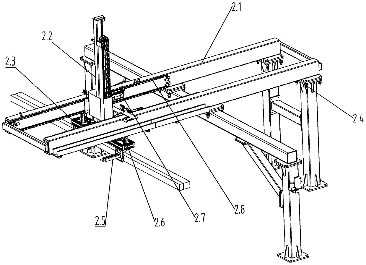 Keel stacking device