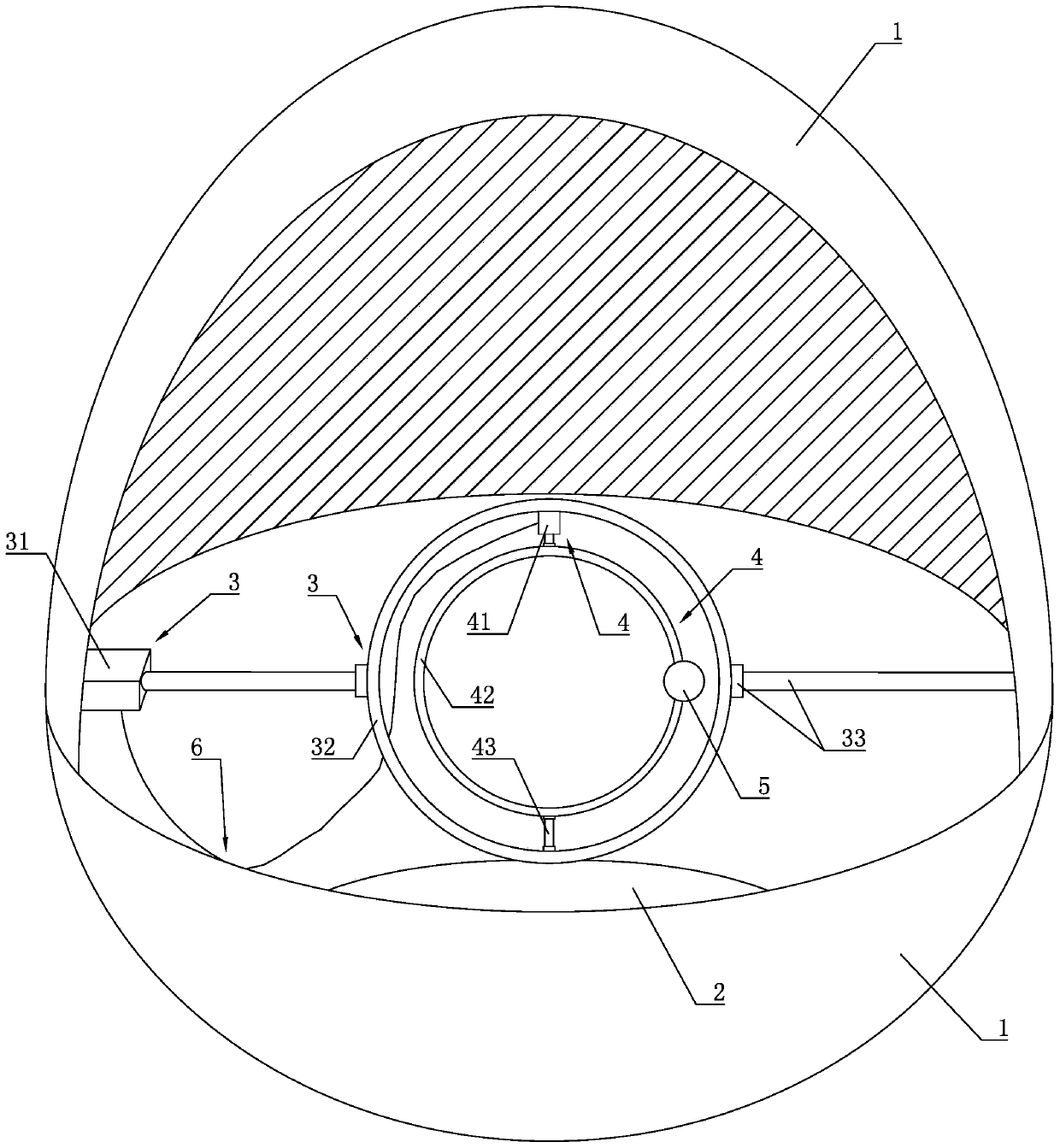 A tumbler with a controllable center of gravity and a method for controlling the center of gravity of the tumbler