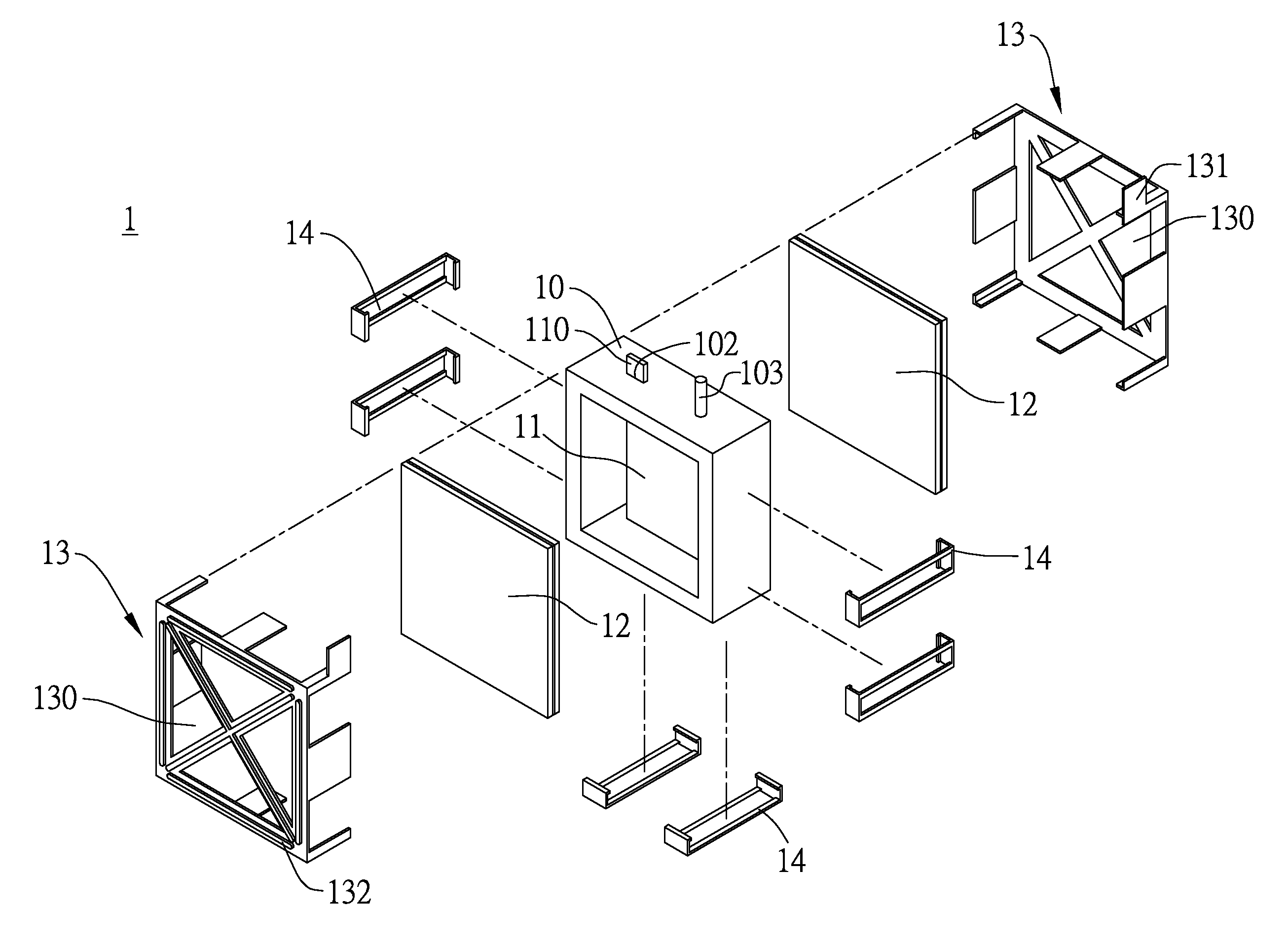 Battery device and method of packaging, disassembling, and recycling thereof