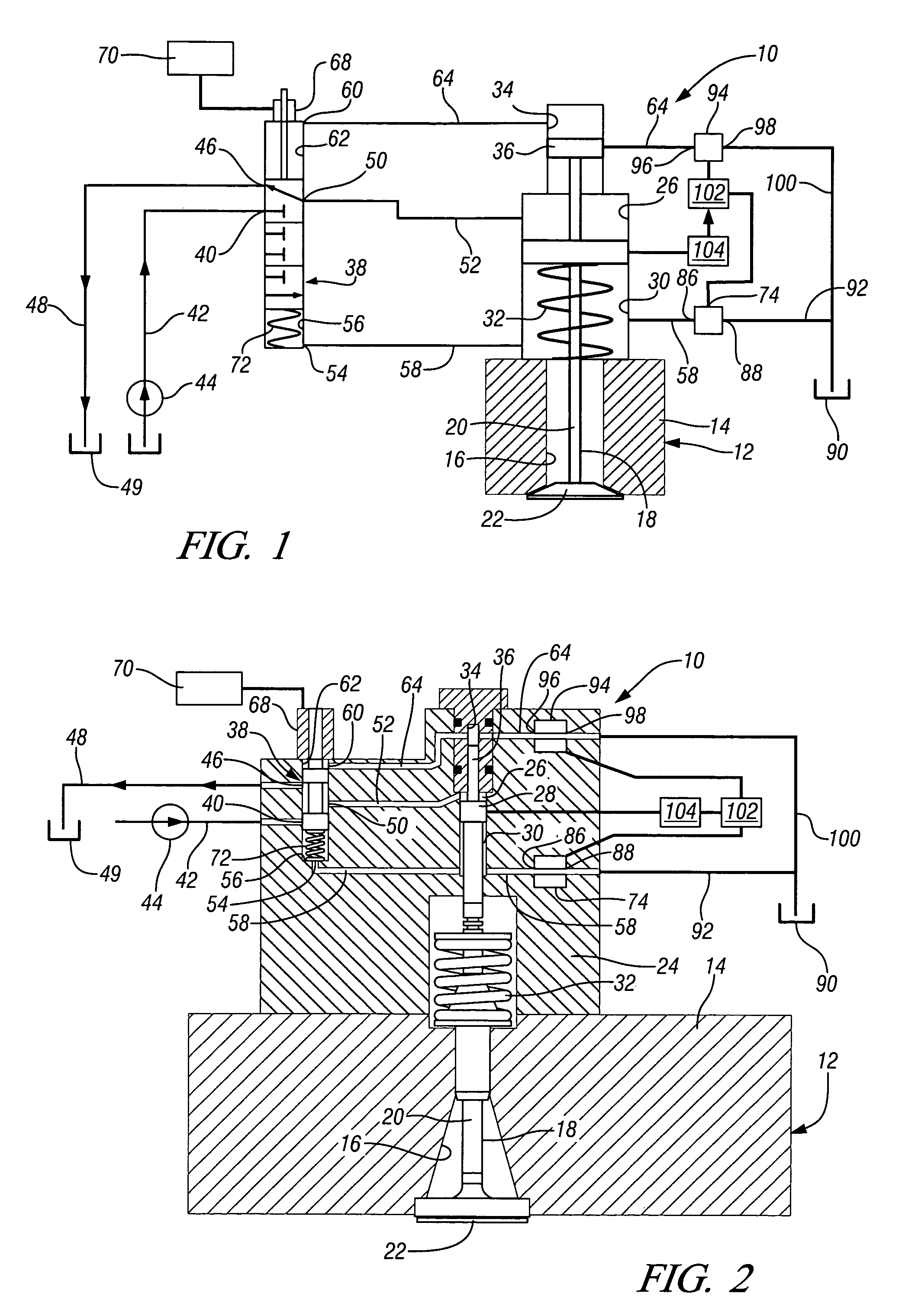 Engine valve actuation control and method