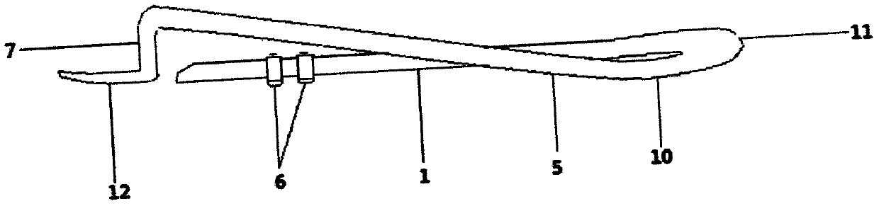 Elastic clavicle elastic inner fixation device