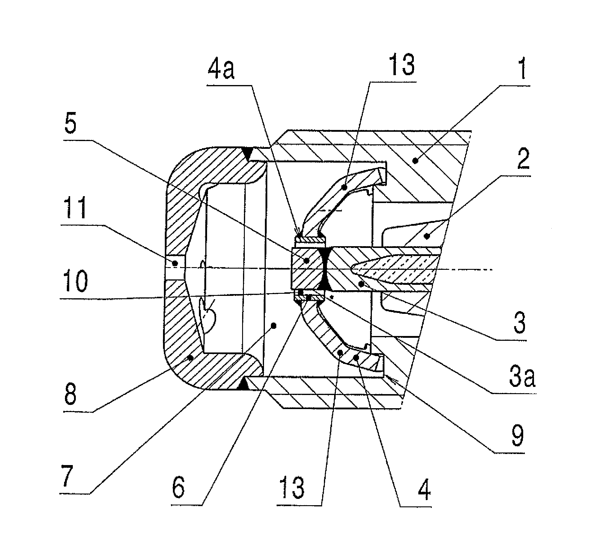 Spark plug for a gas-operated internal combustion engine