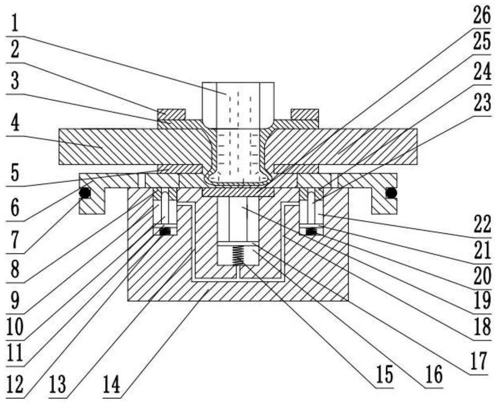 A method and device for butt jointing of plates in internal high pressure forming