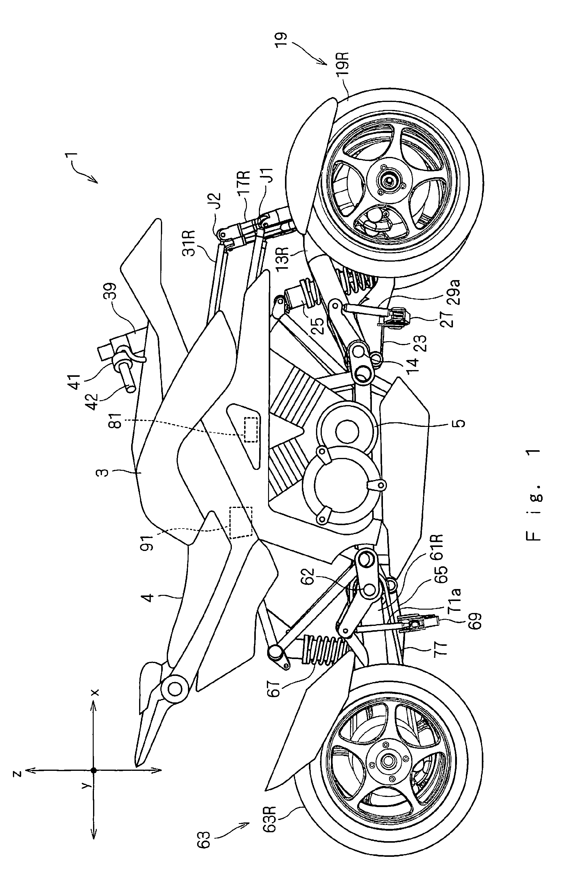 Saddle riding type vehicle