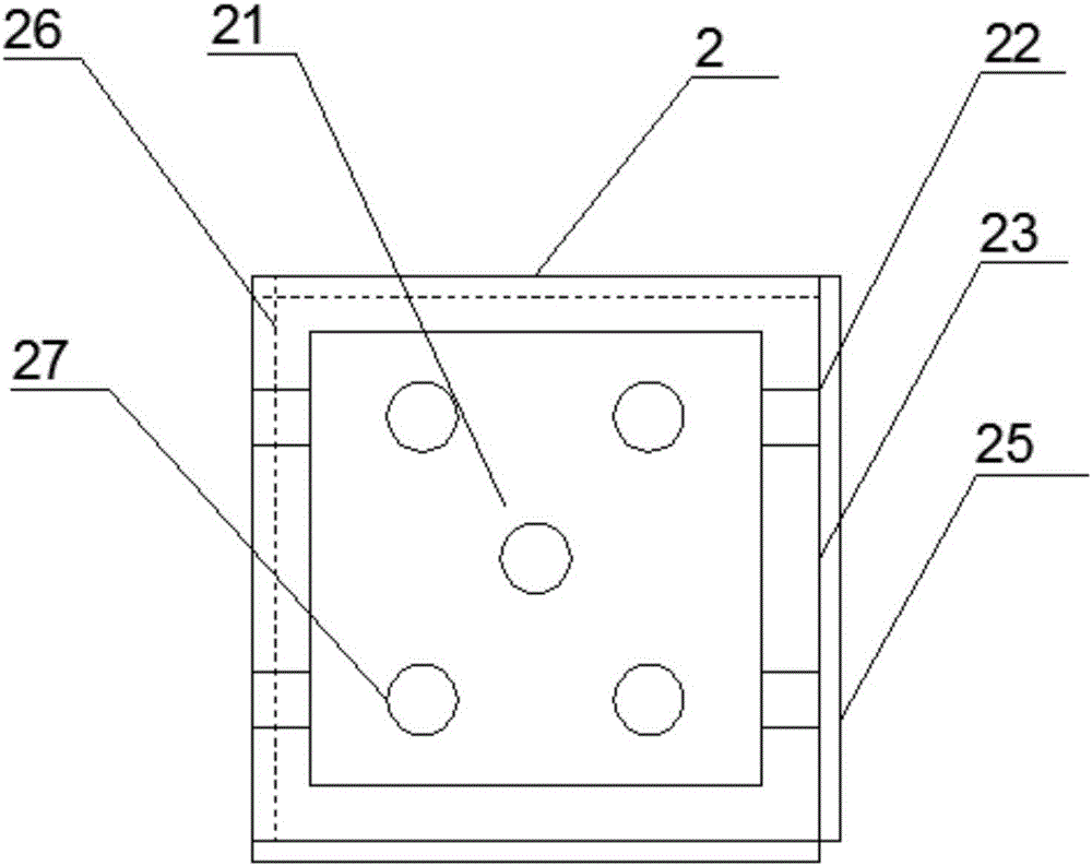 Quick paving structure of ground tile
