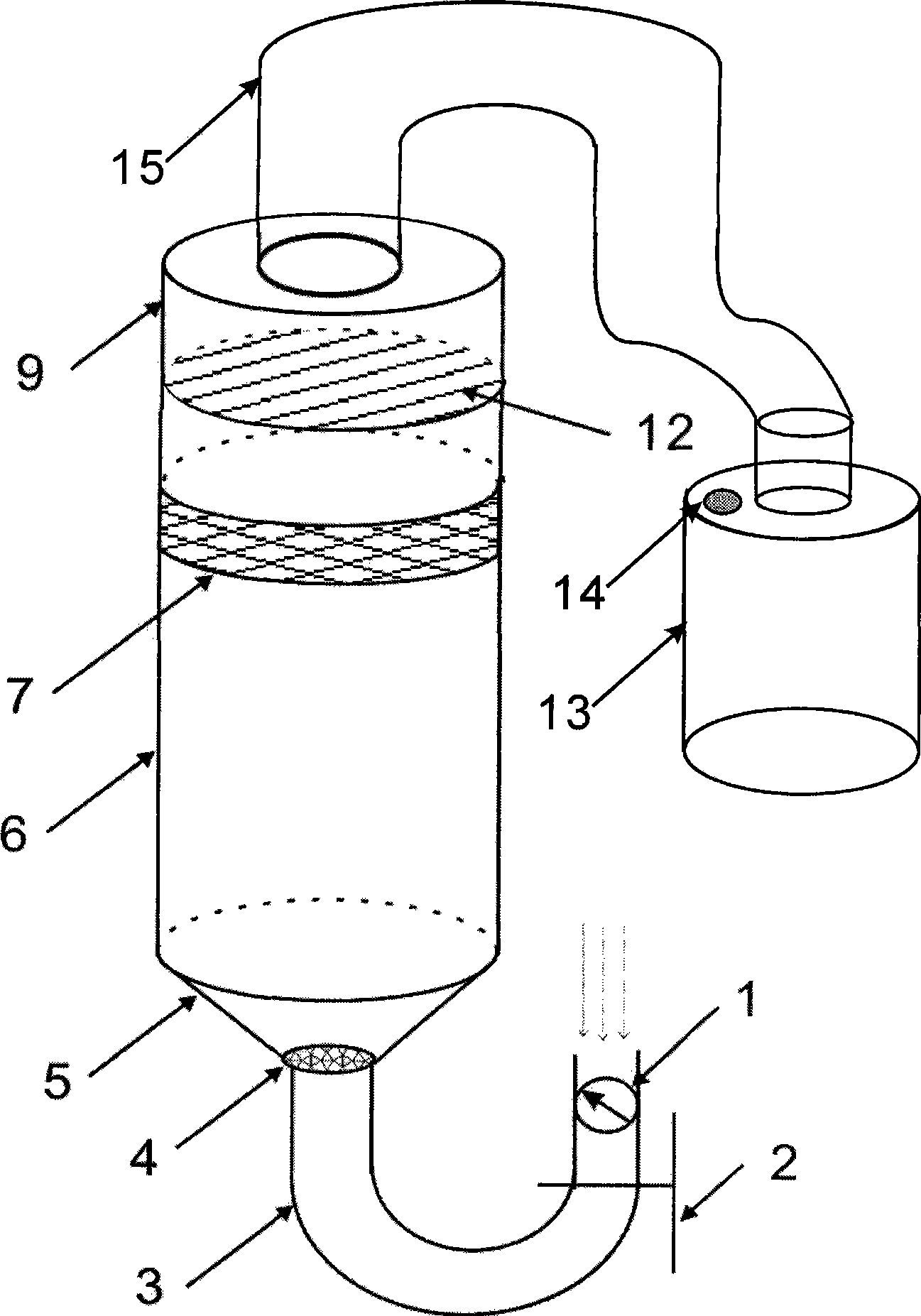 Powder-spraying device for producing low-light-level image intensifier luminescent screen powder-layer