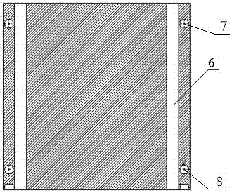 Preparation method of artificial core used for testing fracturing performance of rock containing controllable cracks