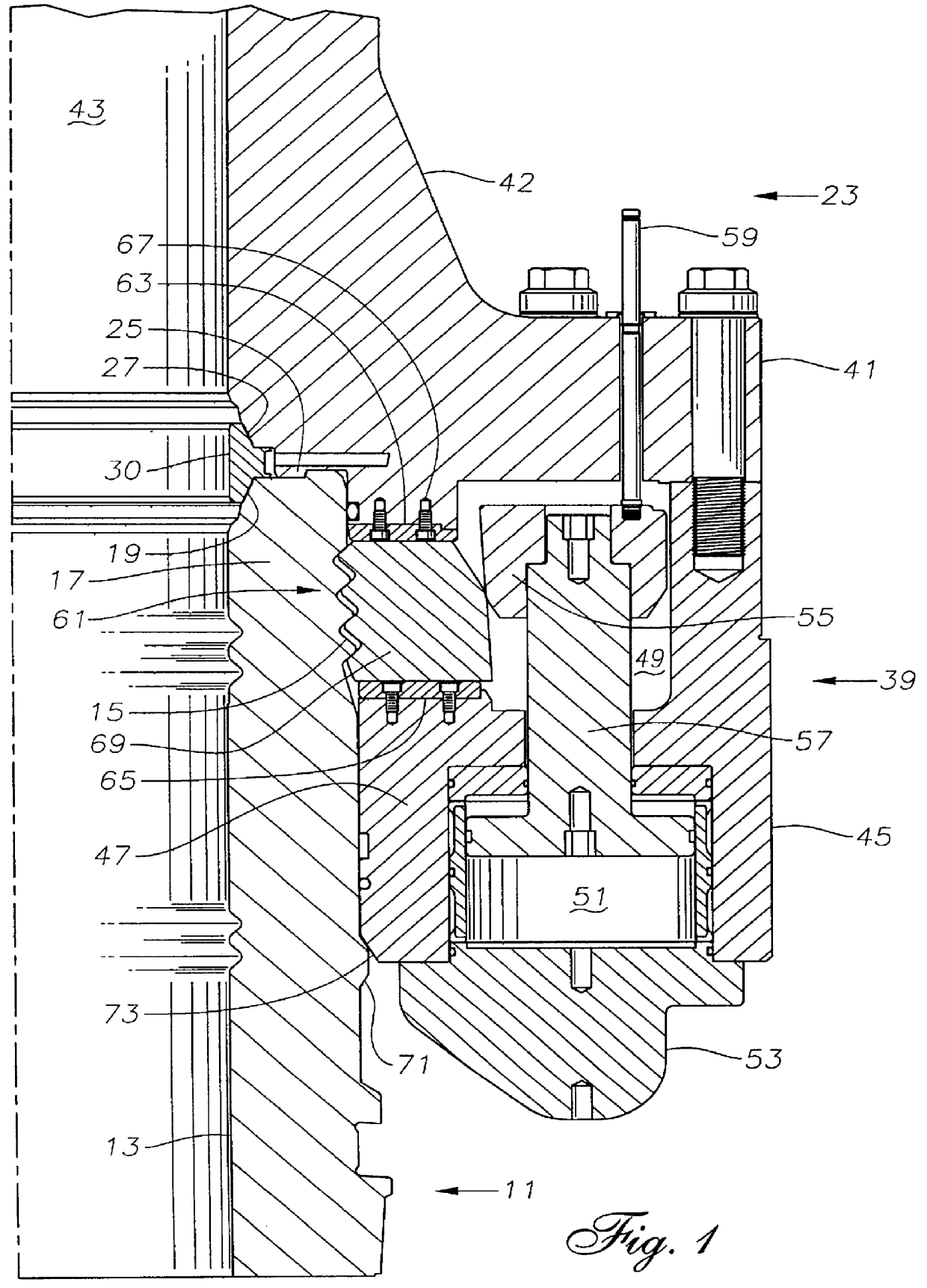 Wellhead connector with additional load shoulders