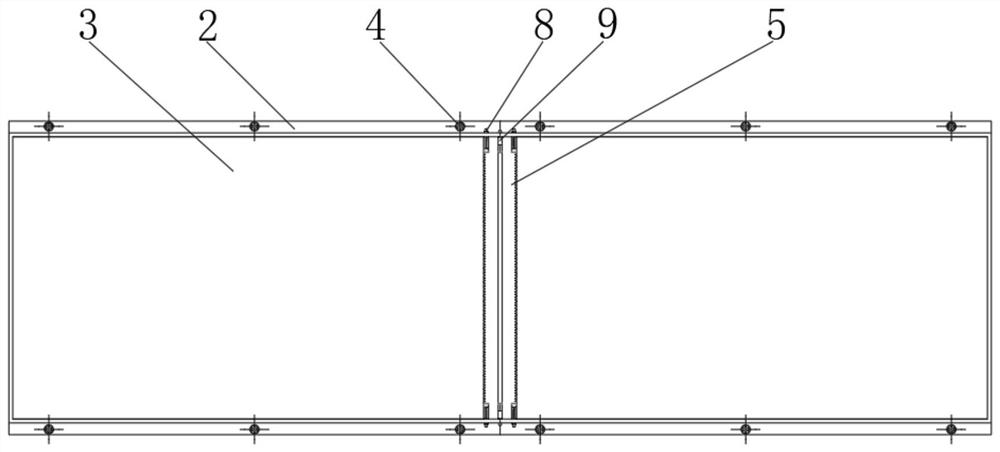 Convenient installation structure of prefabricated concrete assembly type wallboard