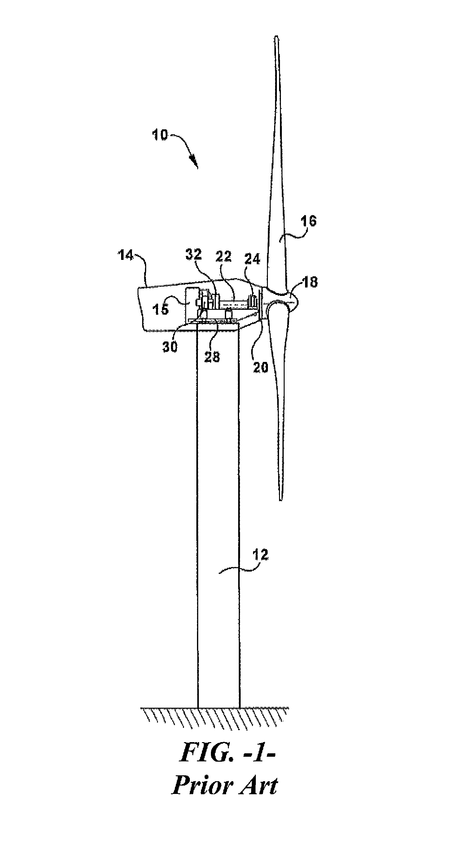 Wind turbine blade attachment configuration with flattened bolts