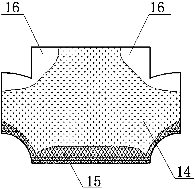 Fire-proof and smoke-exhausting variable cross-flow regulating four-way device and anti-dust treatment method