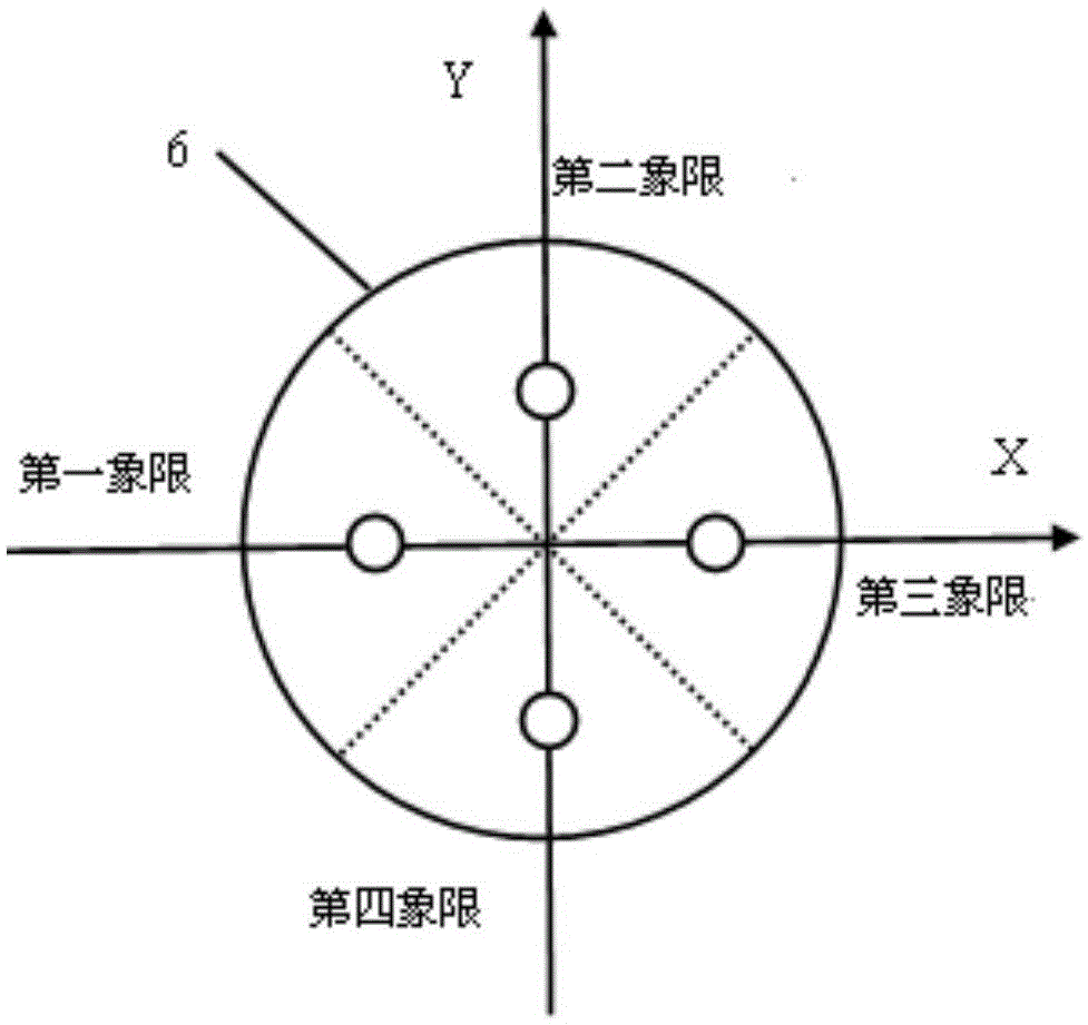 Flat plate inclination measurement device based on multi-point off-focus detection