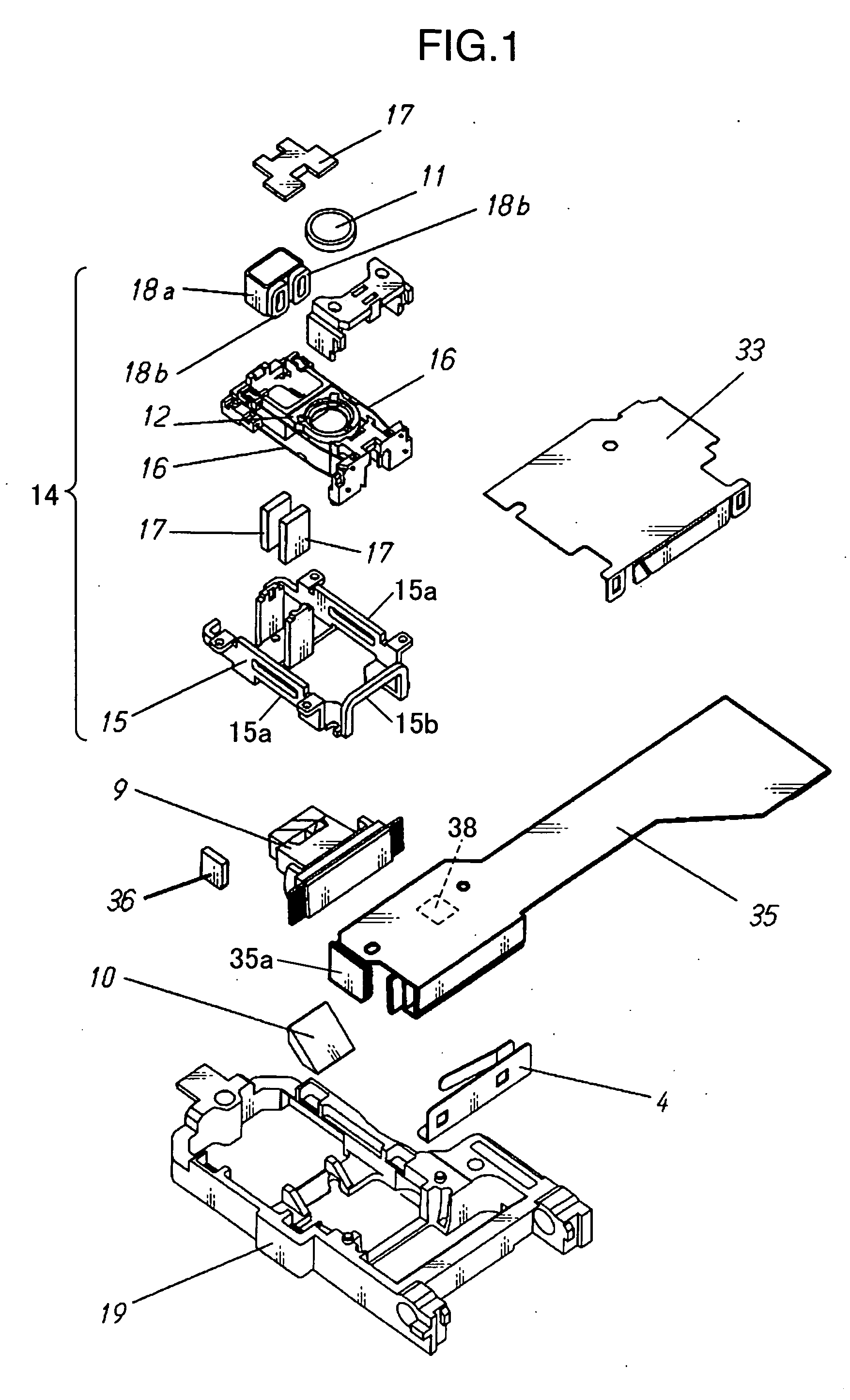 Optical head and optical information medium driving device