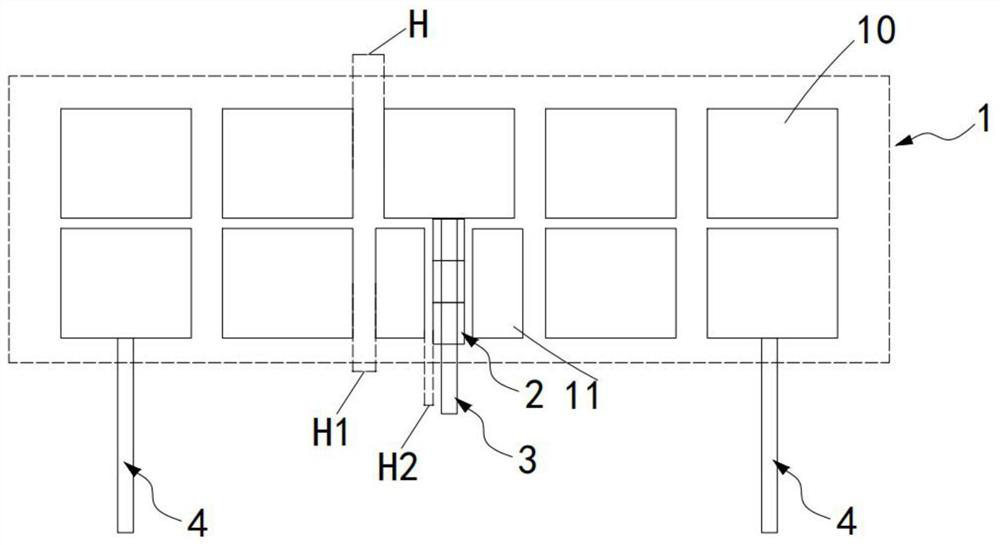 A method for arranging temperature measuring tubes and temperature control method for producing isostatic graphite in Acheson furnace