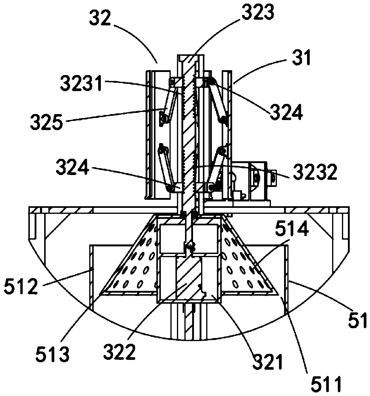 Automatic slitting machine for arc-shaped paperboard