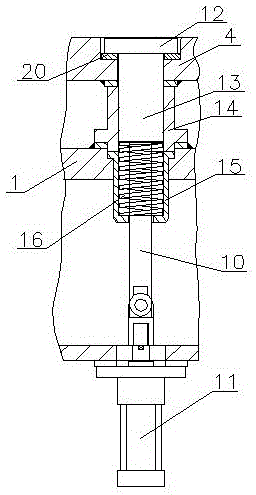 Blade gap adjusting and locking mechanism for plate shearing machine