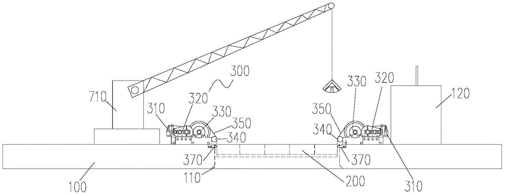 Box-type deep-water positioning and throwing ship and its use method