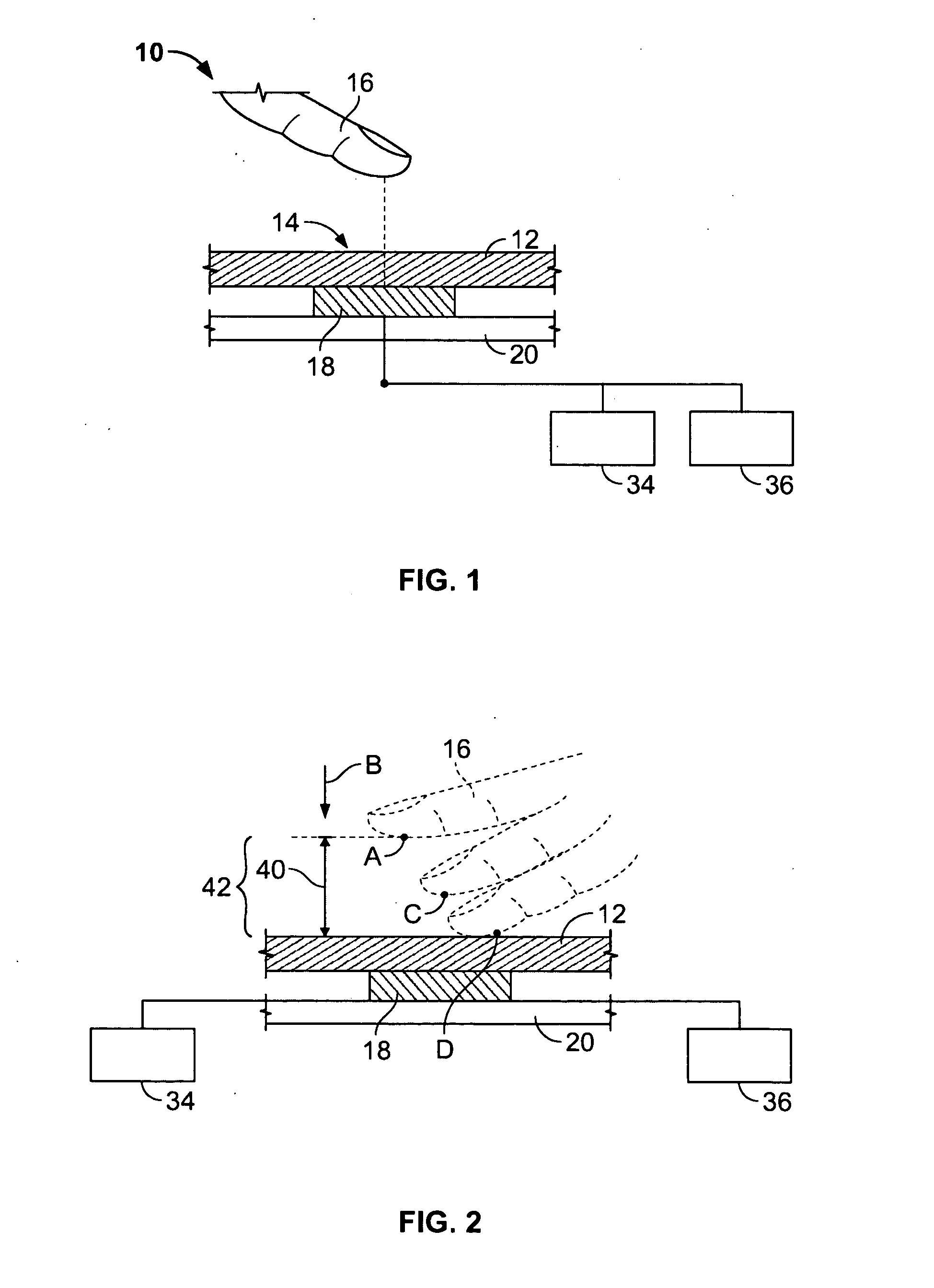 Touch detection method and system for a touch sensor