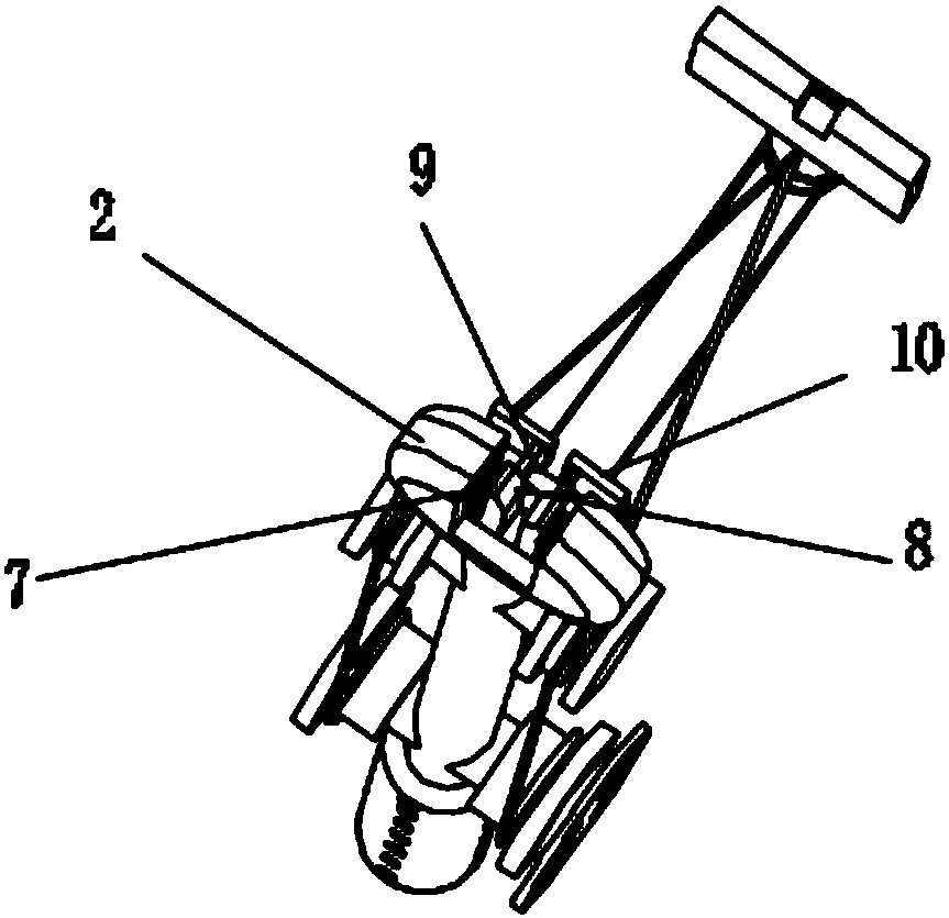 Overhead ground wire shakeproof hammer resetting device