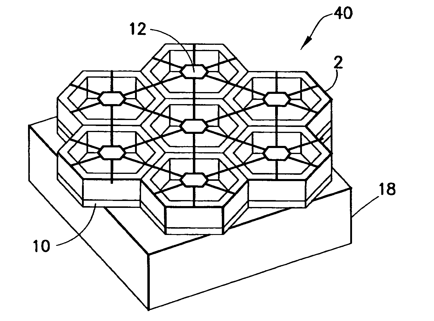 Alignment method for fabrication of integrated ultrasonic transducer array