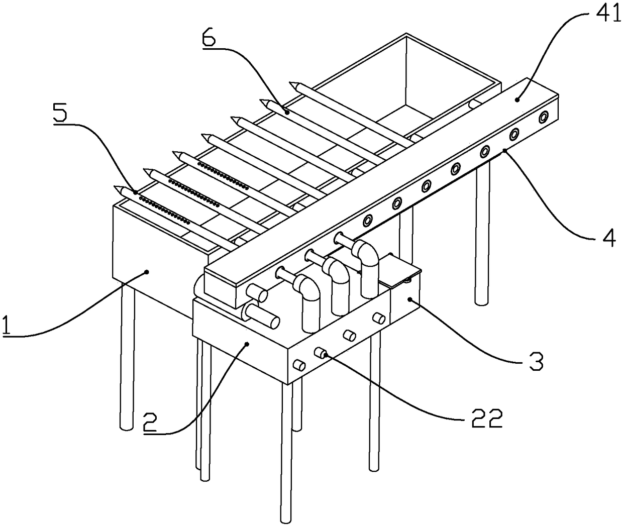 a barbecue machine