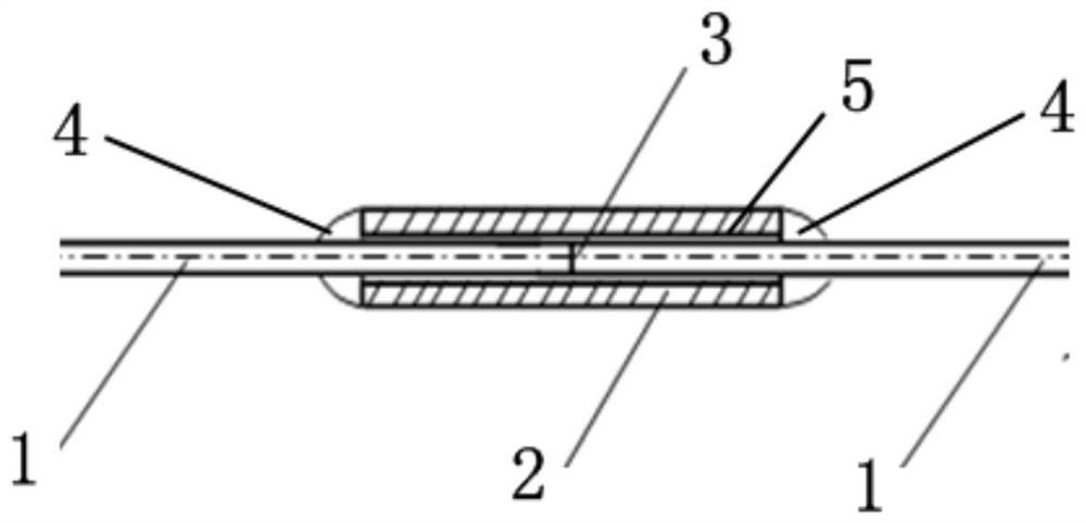 In-situ brazing repair method for aircraft suspended beam guide pipe