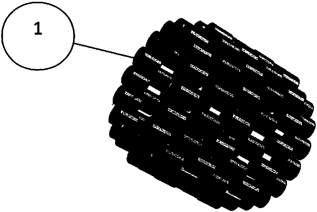 Magnet assembly for MRI comprising cylindrical rings of halbach type