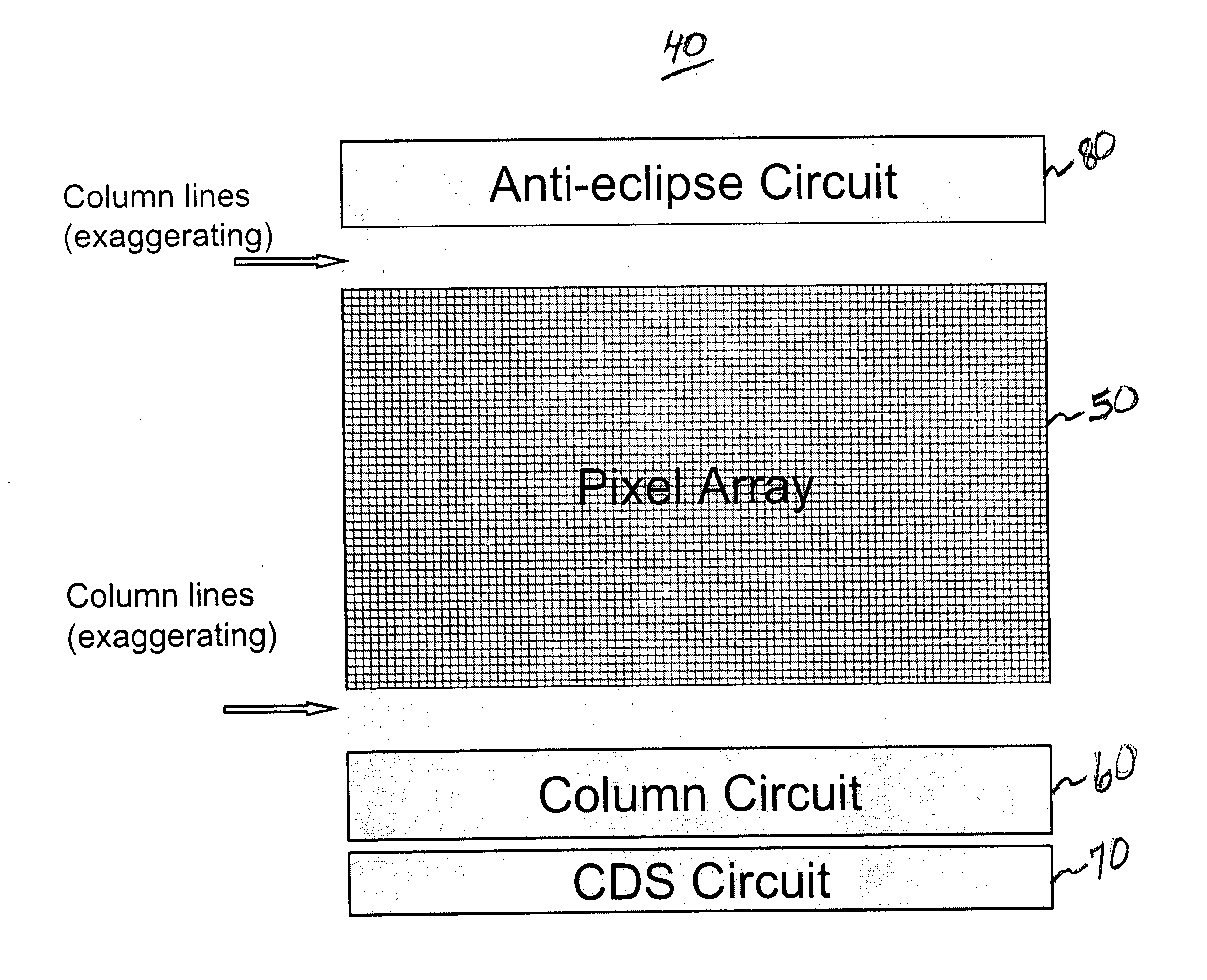 Method for correcting eclipse or darkle