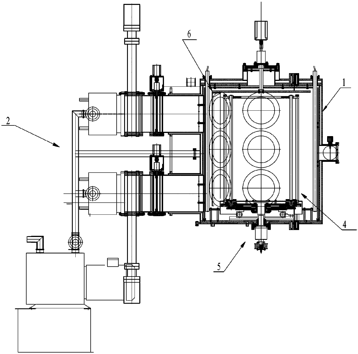 Multi-arc-ion vacuum coating machine