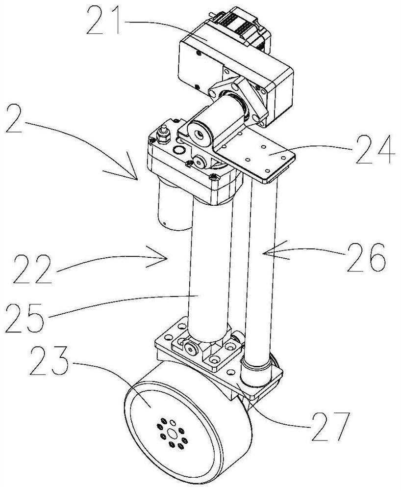 AGV with UAV maintenance function and UAV mobile base maintenance method