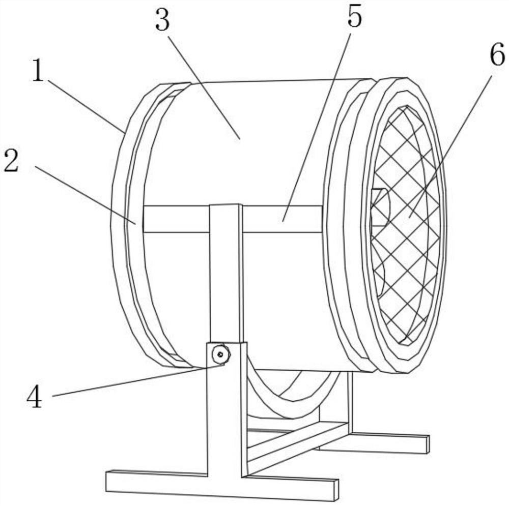 Noise reduction air duct of axial flow fan