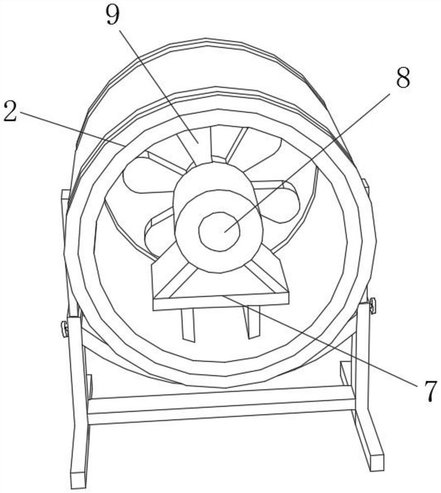 Noise reduction air duct of axial flow fan