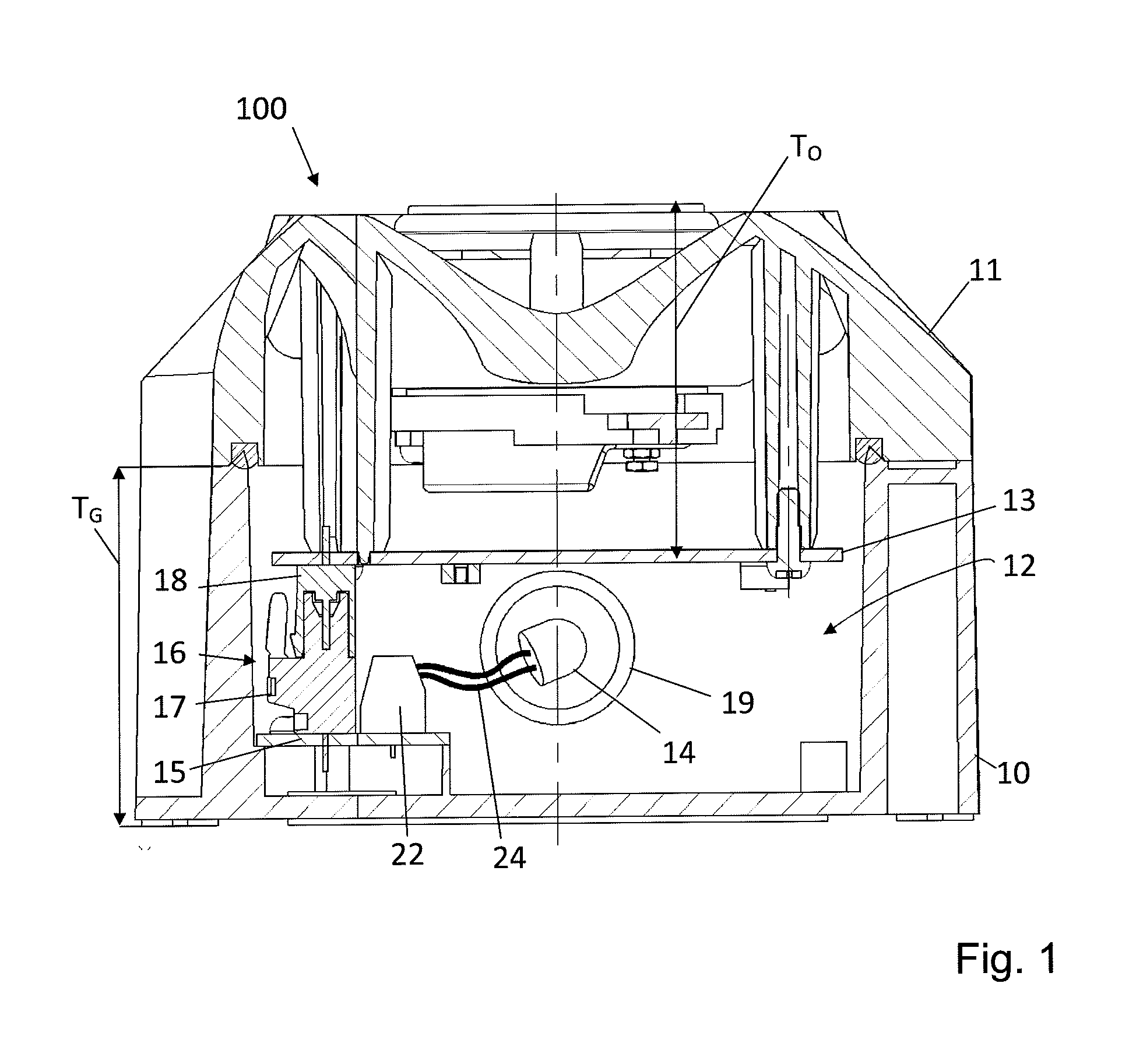 Signaling device for emitting an acoustic and/or visual signal