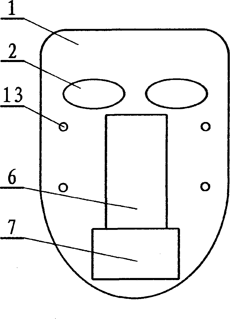 Method for producing absorbing filter face mask