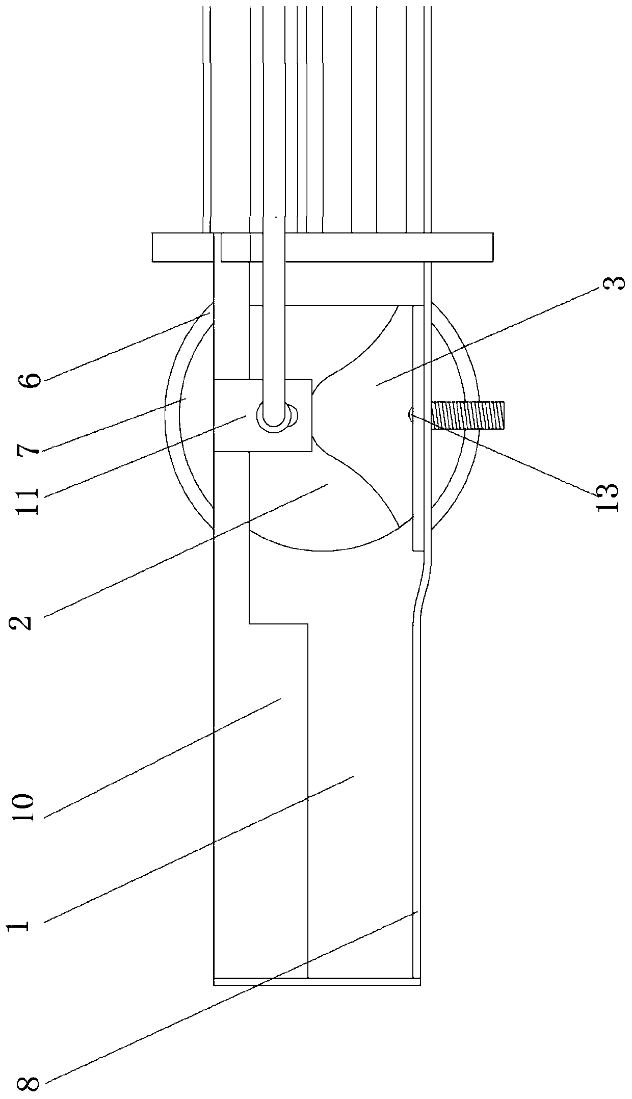 Barreled water bottle cap reverse cap removing device