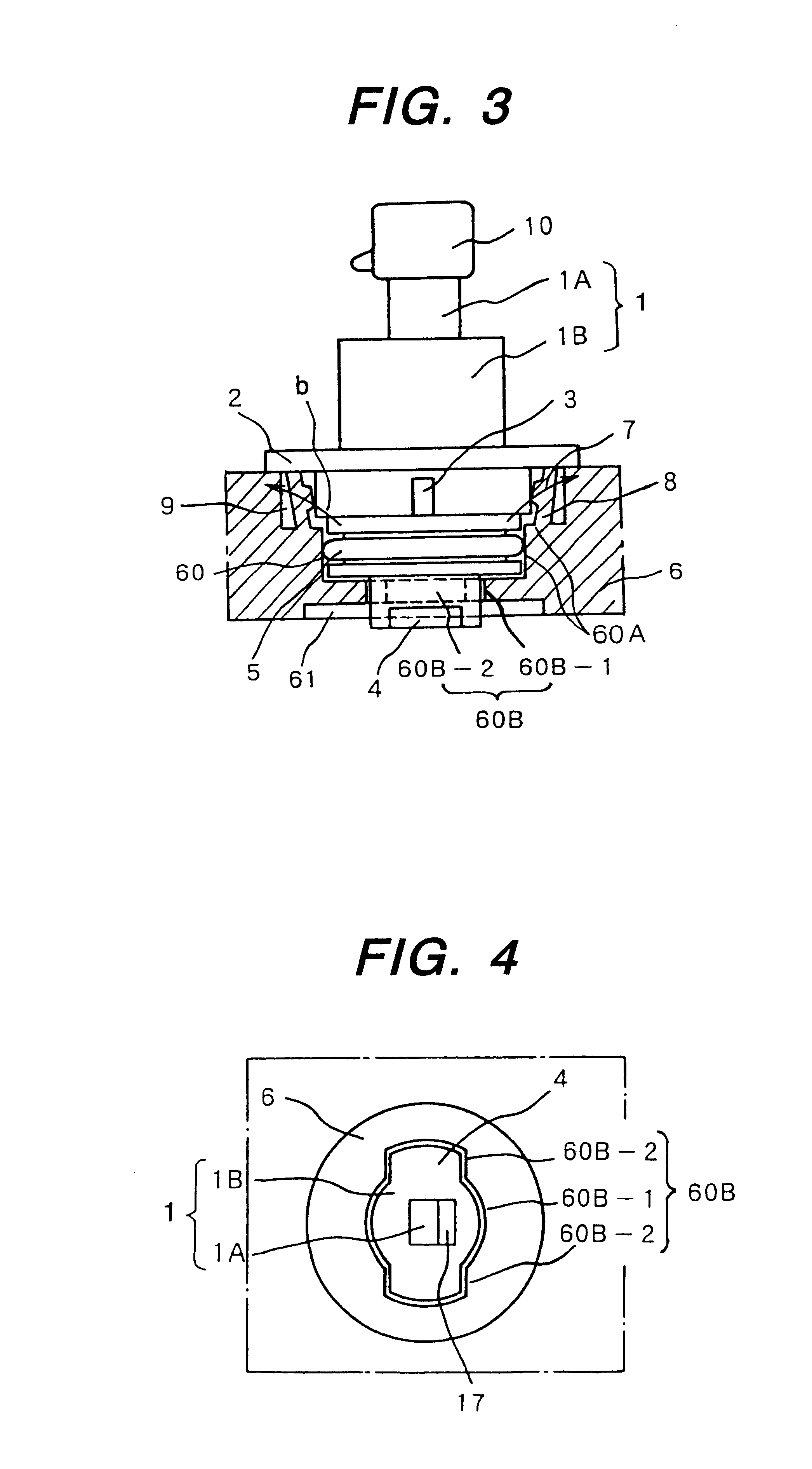 Sensor mounting structure and semiconductor pressure sensor for motor vehicles